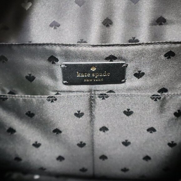 Kate Spade Black and White Daisy Backpack - Picture 11 of 11